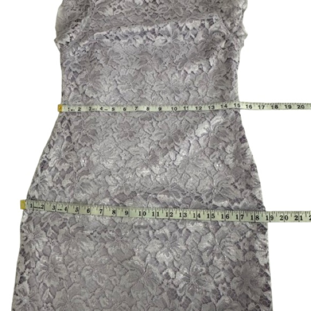 Enfocus Studio Women's 6 Purple/Lavender Sleeveless Sheath Midi Dress Mock Neck - Picture 7 of 13